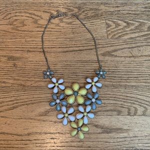 Flower Statement Collar Necklace